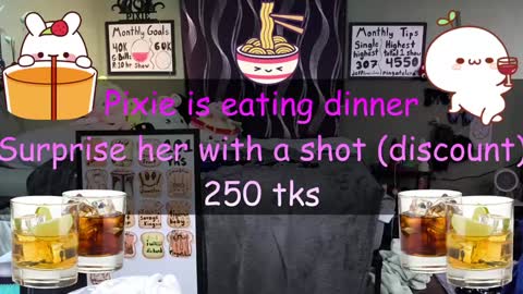 Snapshot of ten_tickle_pixie chatting on 01-18-25, 05:20 Pixie and Tentacle Overlord online show from 01-18-25, 05:20