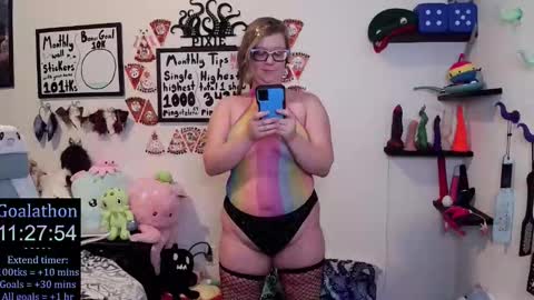 Snapshot of ten_tickle_pixie chatting on 11-24-25, 11:15 Pixie and Tentacle Overlord online show from 11-24-25, 11:15