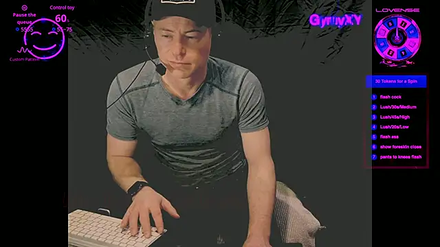 Snapshot of GymyXY chatting on 02-19-25, 12:22 GymyXY online show from 02-19-25, 12:22