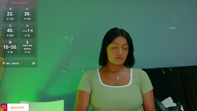 Snapshot of _Gretta chatting on 10-01-25, 07:20 Gretta online show from 10-01-25, 07:20