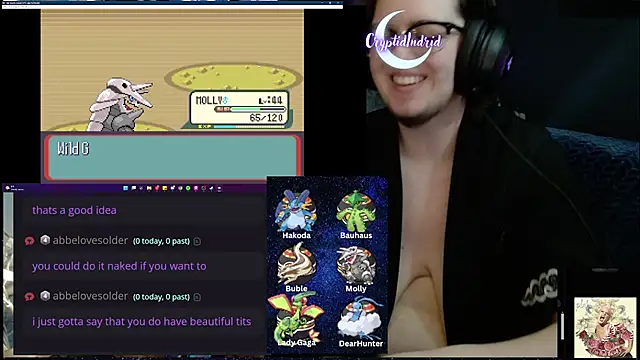 Snapshot of CryptidIndrid chatting on 12-31-24, 11:49 CryptidIndrid online show from 12-31-24, 11:49