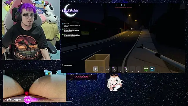 Snapshot of CryptidIndrid chatting on 09-14-25, 12:54 CryptidIndrid online show from 09-14-25, 12:54