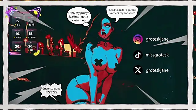 Snapshot of GroteskJane chatting on 03-21-26, 08:01 GroteskJane online show from 03-21-26, 08:01