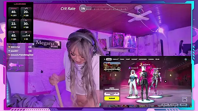 Snapshot of MegariaB chatting on 02-10-25, 07:15 MegariaB online show from 02-10-25, 07:15
