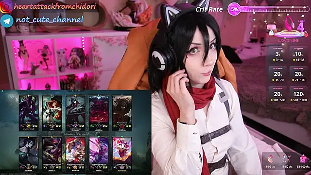 Snapshot of yourcutewaifu chatting on 09-28-25, 08:36 yourcutewaifu online show from 09-28-25, 08:36