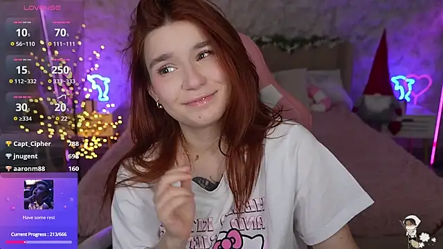 RedShinee online show from 01-13-25, 02:07