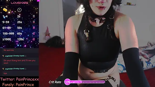 pain princee online show from 01-16-25, 05:44