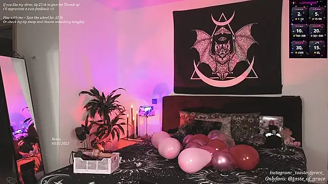 Snapshot of Taste_of_Grace chatting on 02-14-25, 04:52 Taste of Grace online show from 02-14-25, 04:52