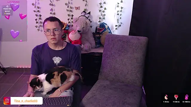 Tina 4 Charlie online show from 03-07-26, 01:30