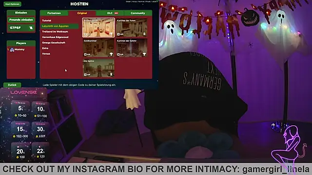 Gamergirl-Linela online show from 10-26-25, 09:31