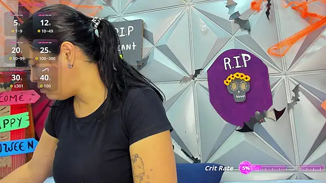 Snapshot of GreciaFox1 chatting on 10-22-25, 11:10 GreciaFox1 online show from 10-22-25, 11:10