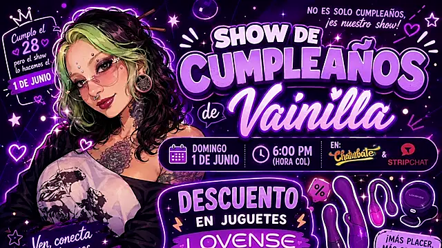 vainilla doll online show from 06-21-26, 02:14