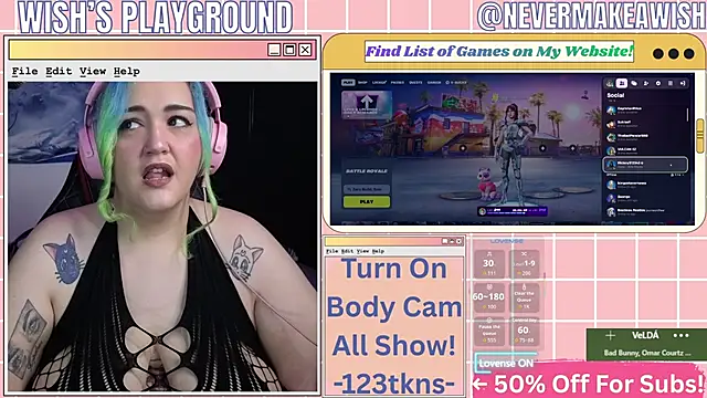 nevermakeawish online show from 02-20-26, 05:02