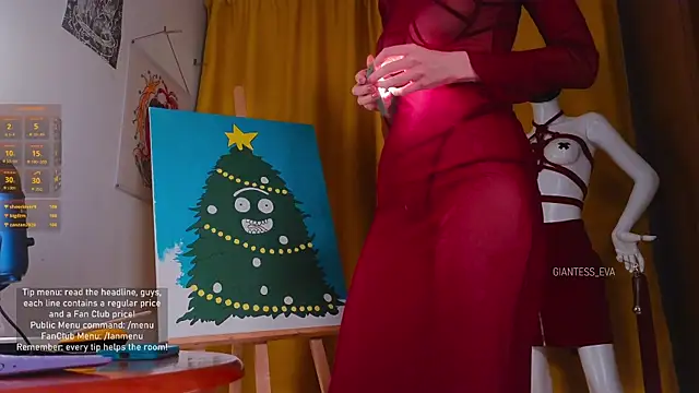 Snapshot of Giantess_Eva chatting on 12-13-25, 08:04 Giantess Eva online show from 12-13-25, 08:04