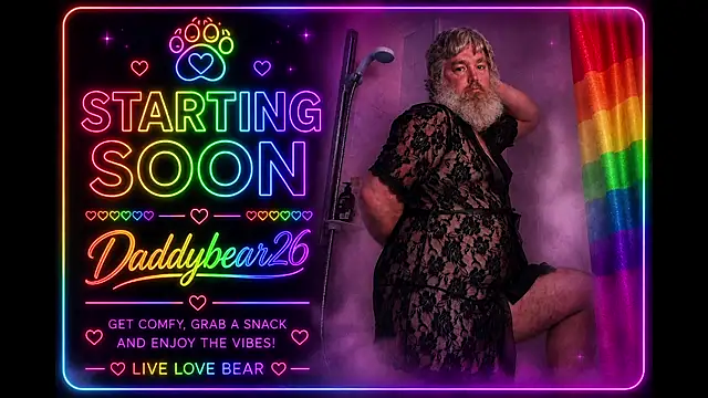 Snapshot of Daddybear26 chatting on 06-18-26, 02:54 Daddybear26 online show from 06-18-26, 02:54