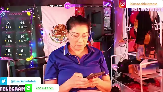 LaInsaciableIntensa online show from 04-26-26, 01:36