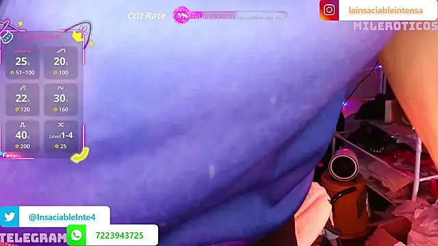 LaInsaciableIntensa online show from 04-27-26, 01:58