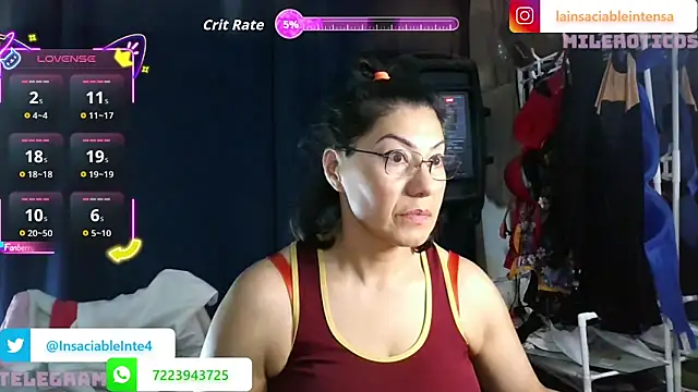 LaInsaciableIntensa online show from 05-21-26, 01:45