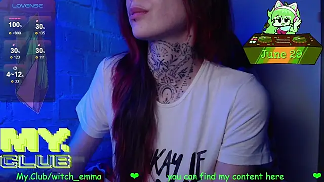 Snapshot of Witch_Emma chatting on 06-29-26, 10:15 Witch Emma online show from 06-29-26, 10:15