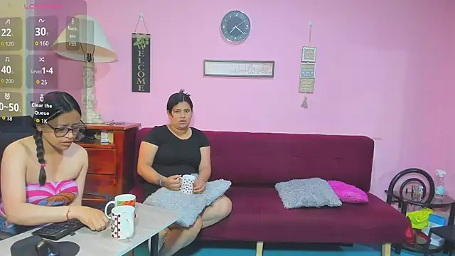 Snapshot of lesbiancuple chatting on 09-22-25, 12:18 lesbiancuple online show from 09-22-25, 12:18