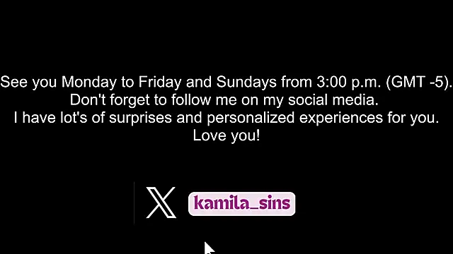 kamila sins online show from 02-13-25, 08:03